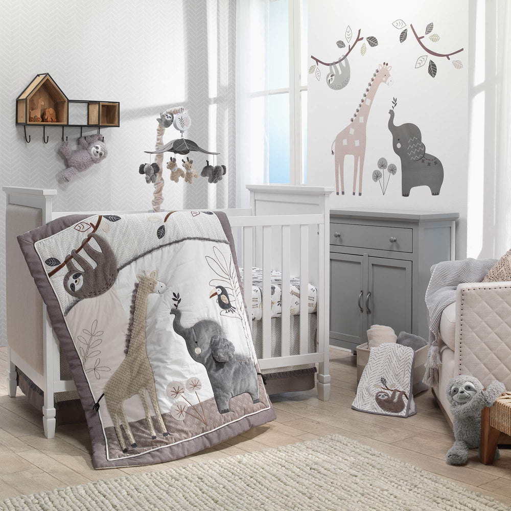 Lambs & Ivy volume-control mobile demonstrates adjustable sound for soothing