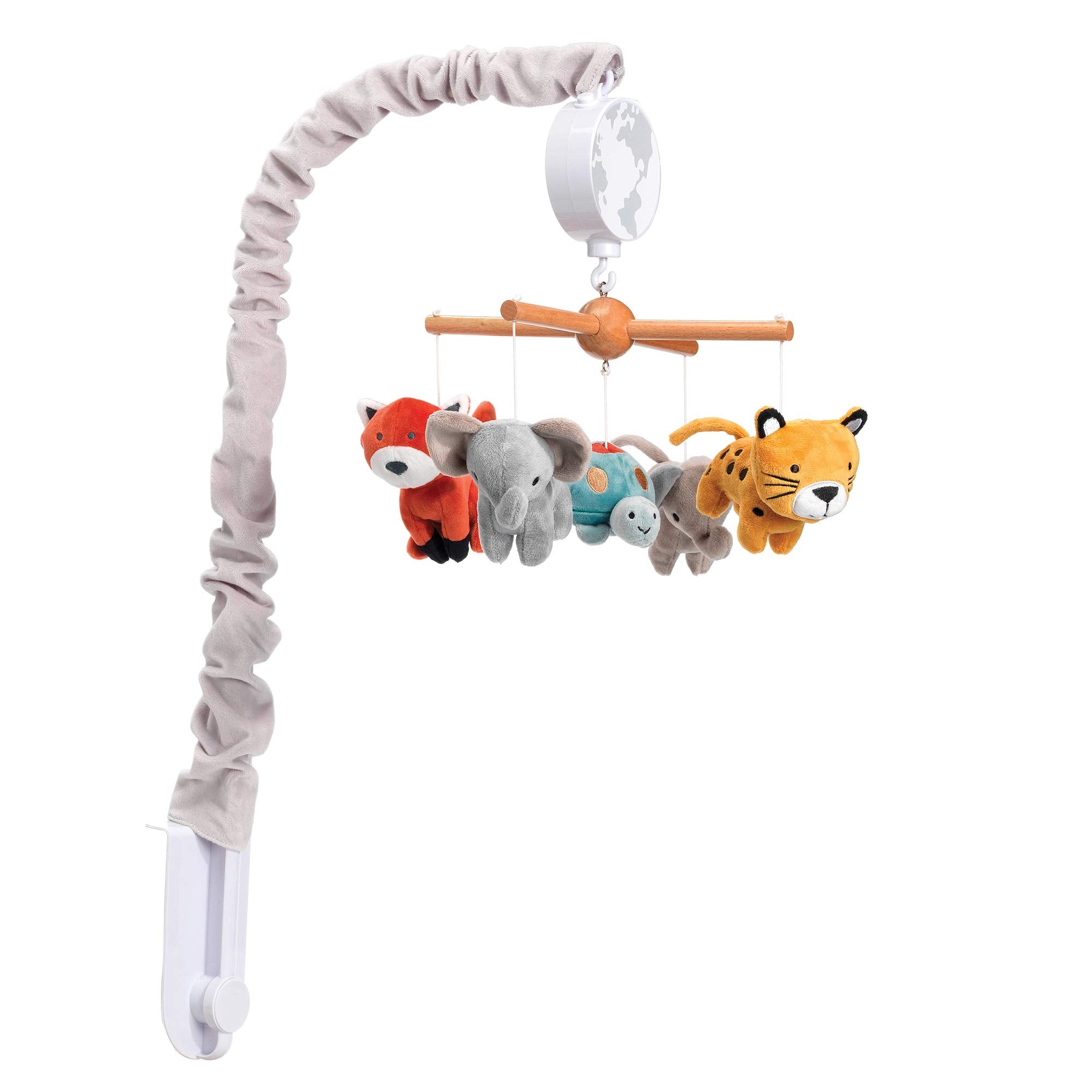 Lambs & Ivy Wild Life Musical Mobile highlights endangered animal support in its proceeds.