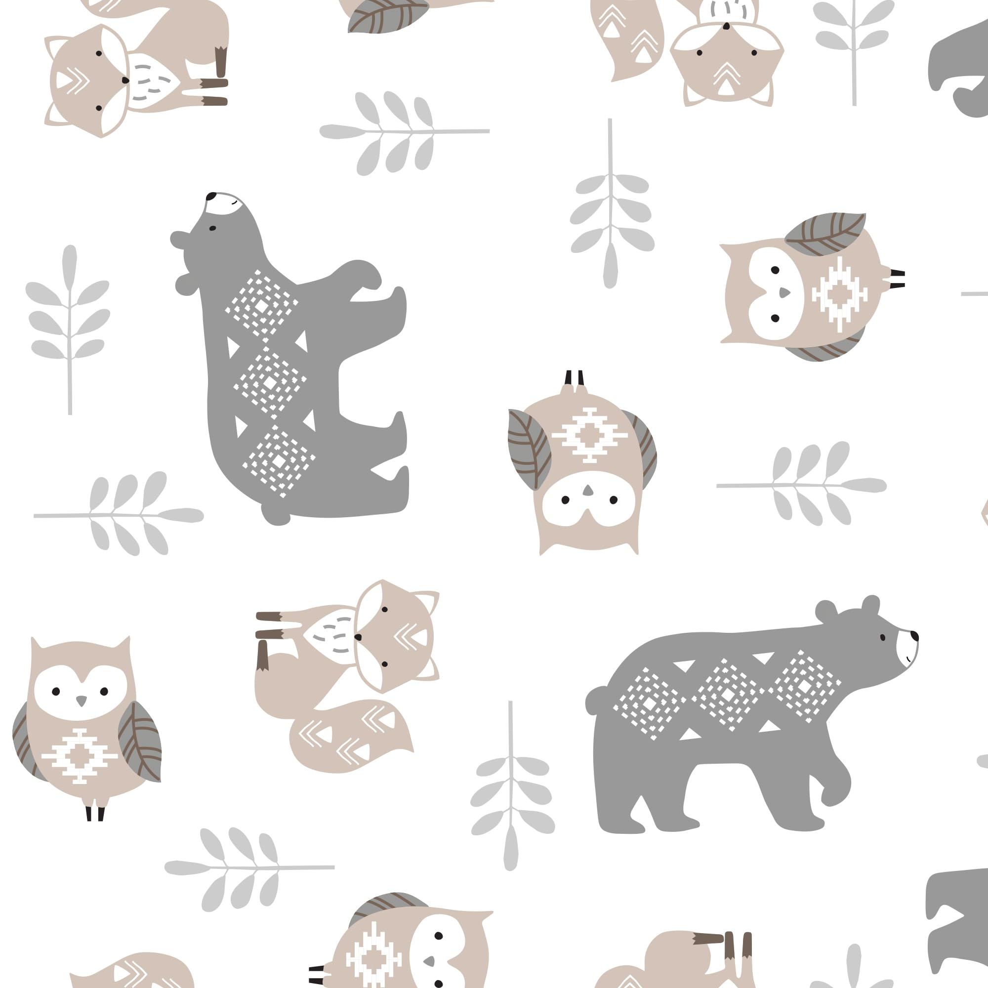 Lambs & Ivy Woodland Forest coordinates with Woodland Forest nursery set for cohesive styling.