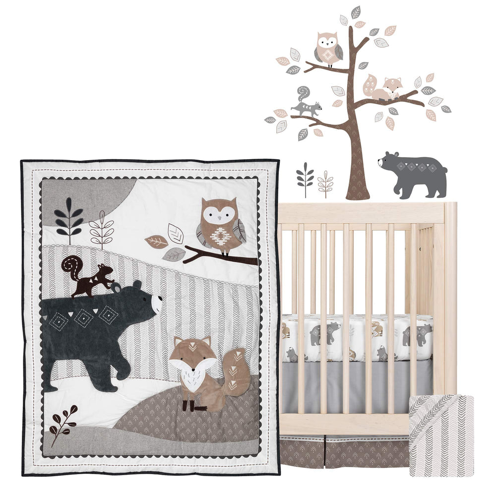 Lambs & Ivy owl applique adds whimsical focal point for bedtime ambiance