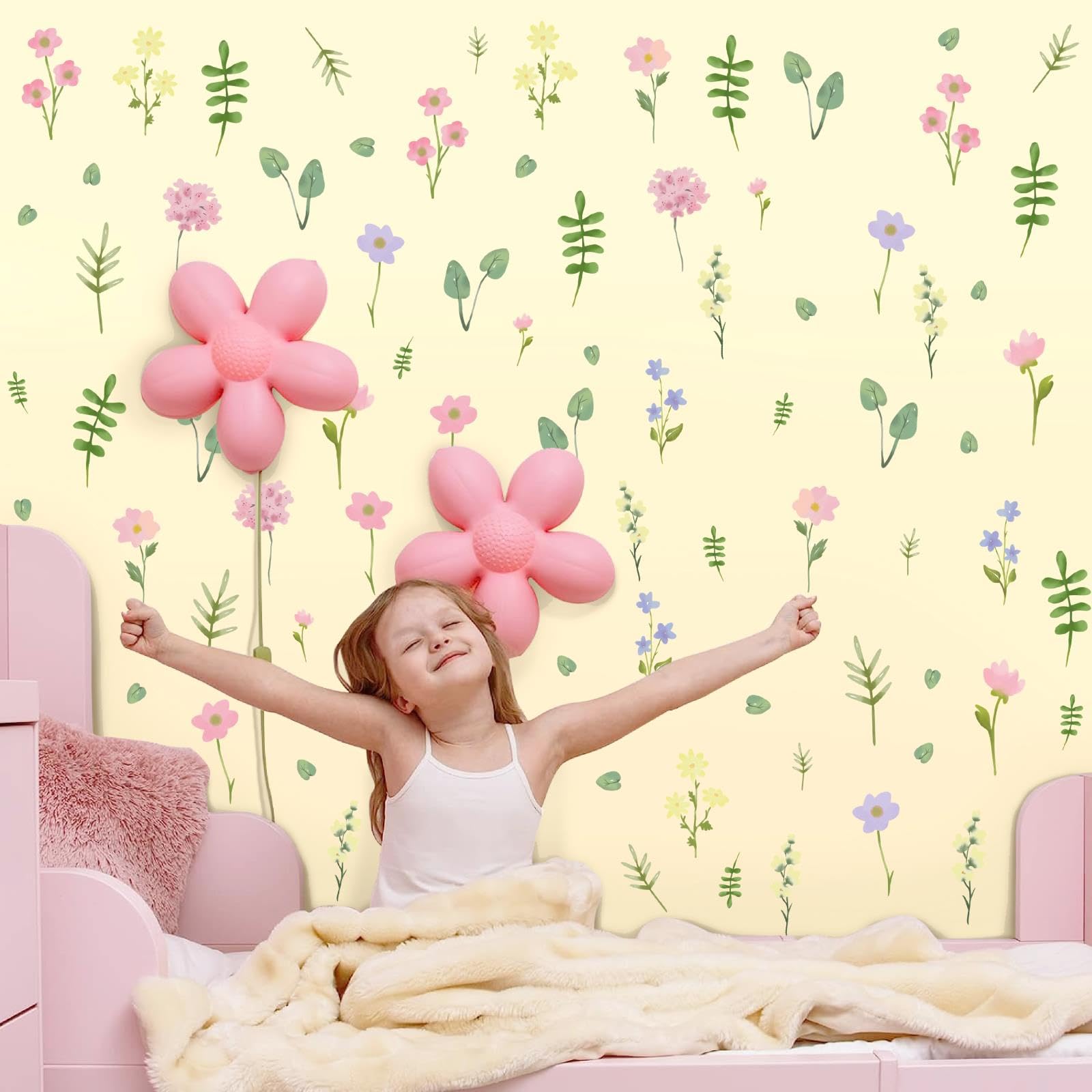 Lamkidle easily removable wall sticker peels away without causing wall damage.