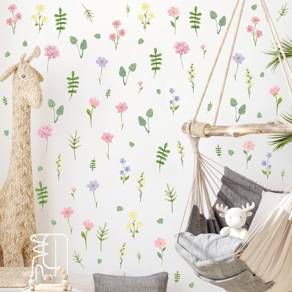 Lamkidle peel-and-stick application demonstrates easy setup for quick room refresh.