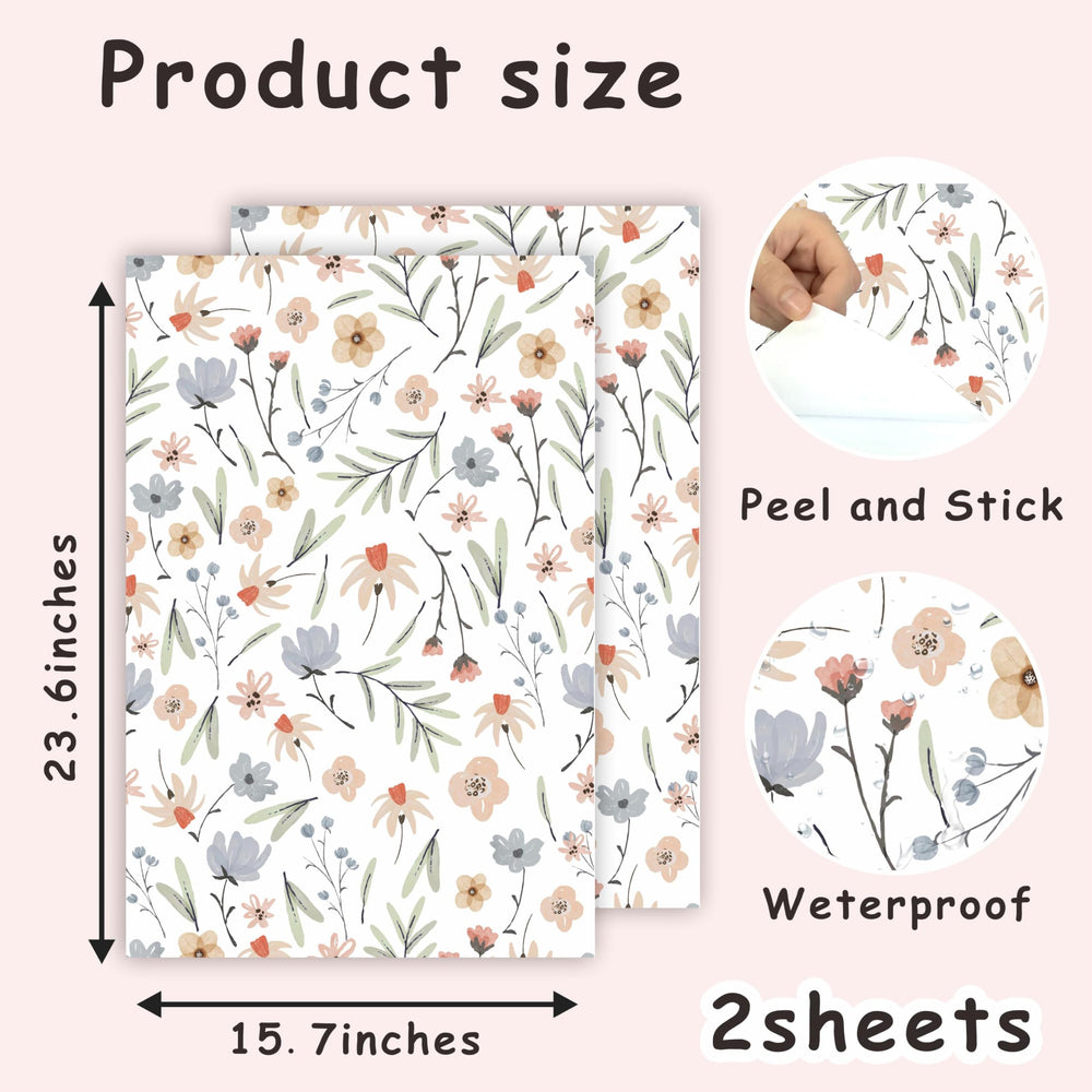 Lamkidle watercolor botanical leaves wallpaper creates a gentle backdrop.