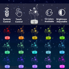 Lampeez Ballet 16-colors options provide playful mood lighting for kids' rooms.