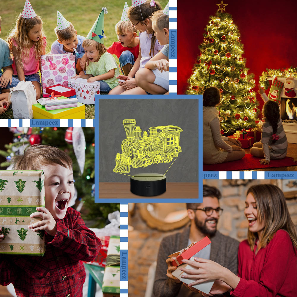 Lampeez Gift Pack Train Light ideal for birthdays and holidays.