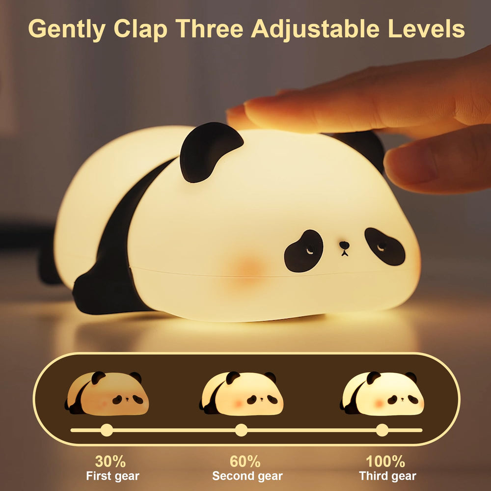 Lampeez Panda Night Light back view showing easy access control panel