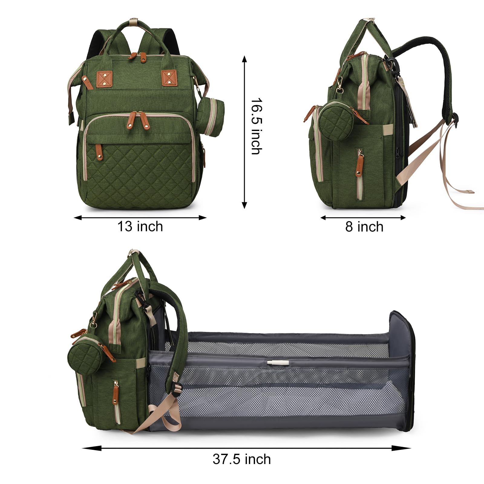 Lamroro bag features heat-retaining pockets to keep bottles warm