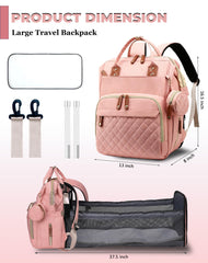Lamroro diaper bag heat-retaining bottle pockets keep drinks warm.
