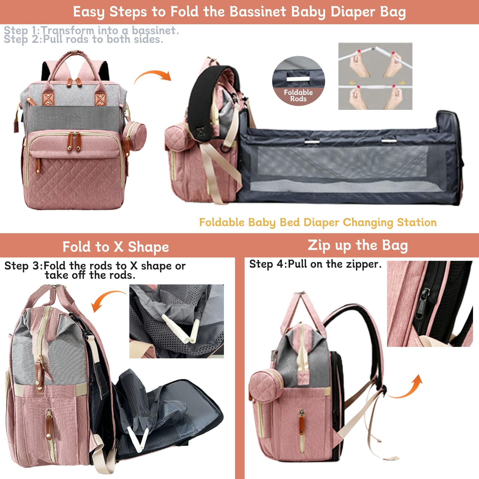 Lamroro pink-grey design blends style with practicality