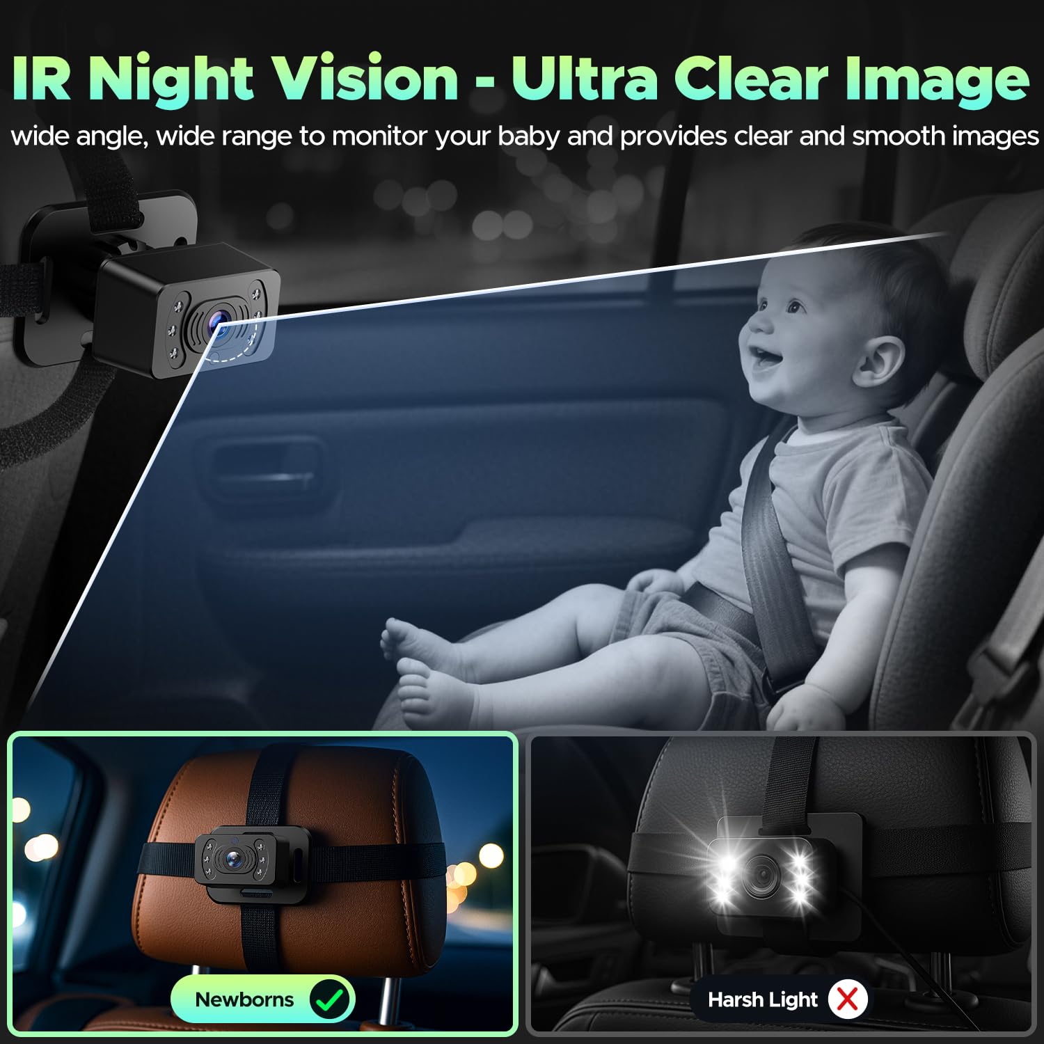 LAMTTO 7-inch HD screen with mirroring brings streaming on road trips.