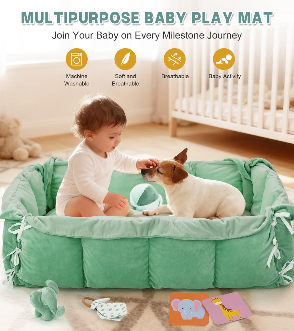 Lanabuna easy-fold gym setup for quick storage after playtime