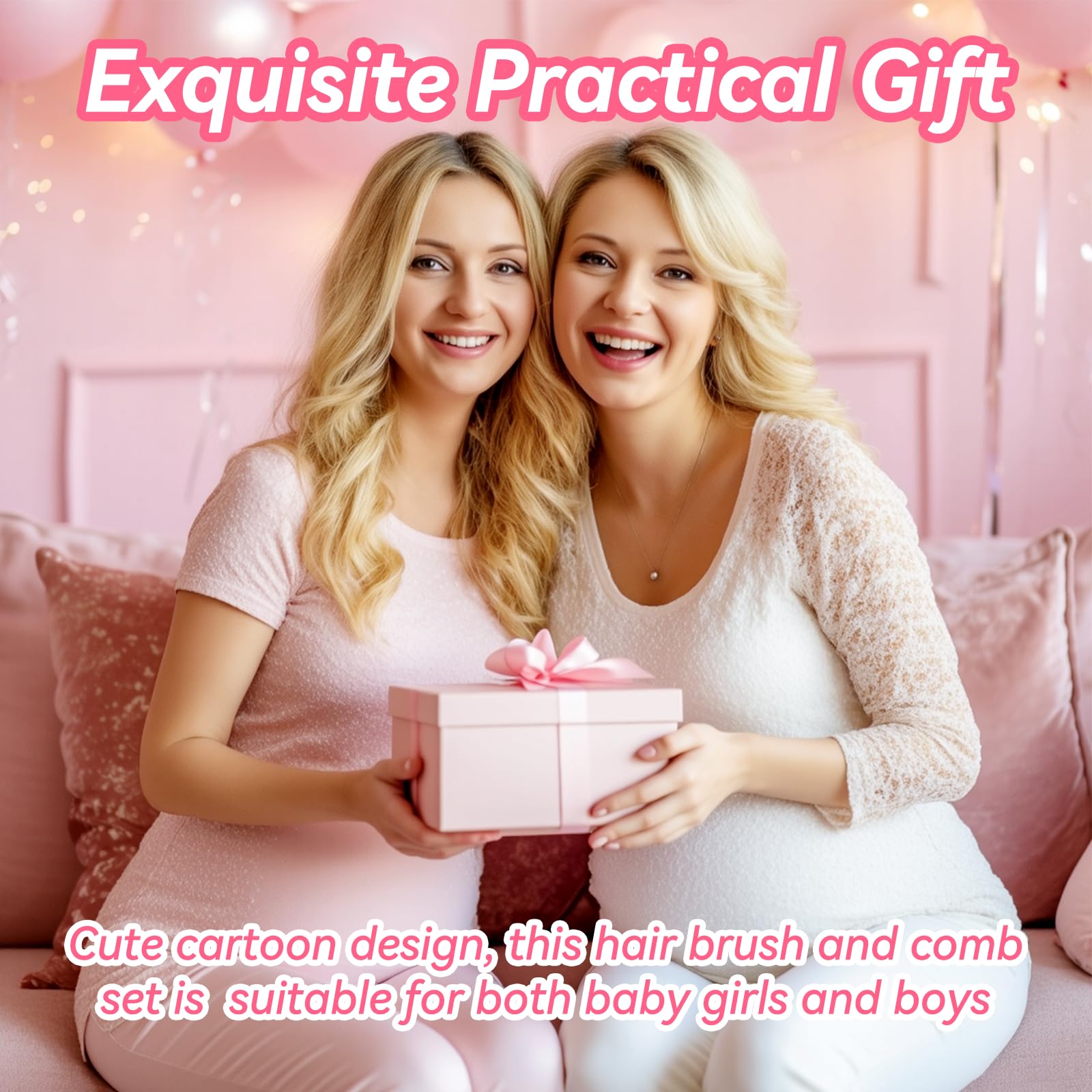 Lanbang gift-ready set in rose red packaging for baby gifts
