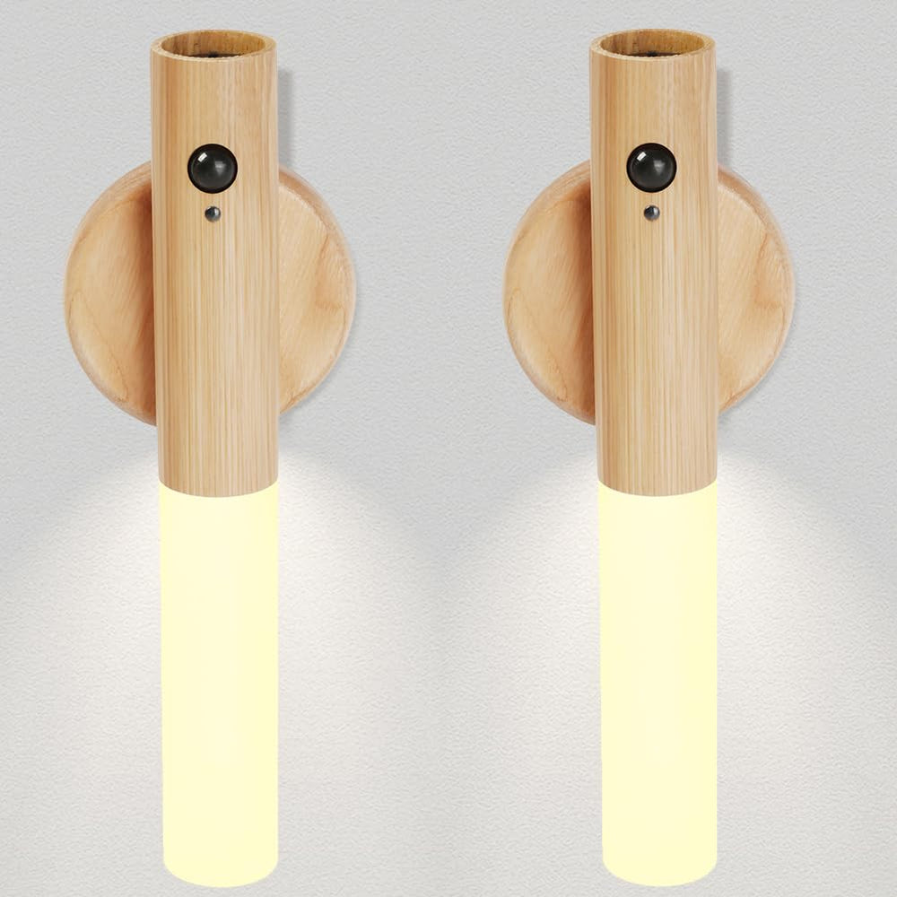 LANDGOO Nursery Night Light ash wood closeup shows natural grain and premium craftsmanship for nursery decor
