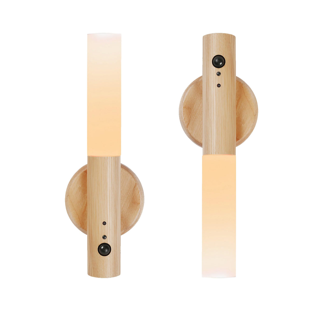 LANDGOO nursery night light in ash wood offers warm, safe bedtime glow.