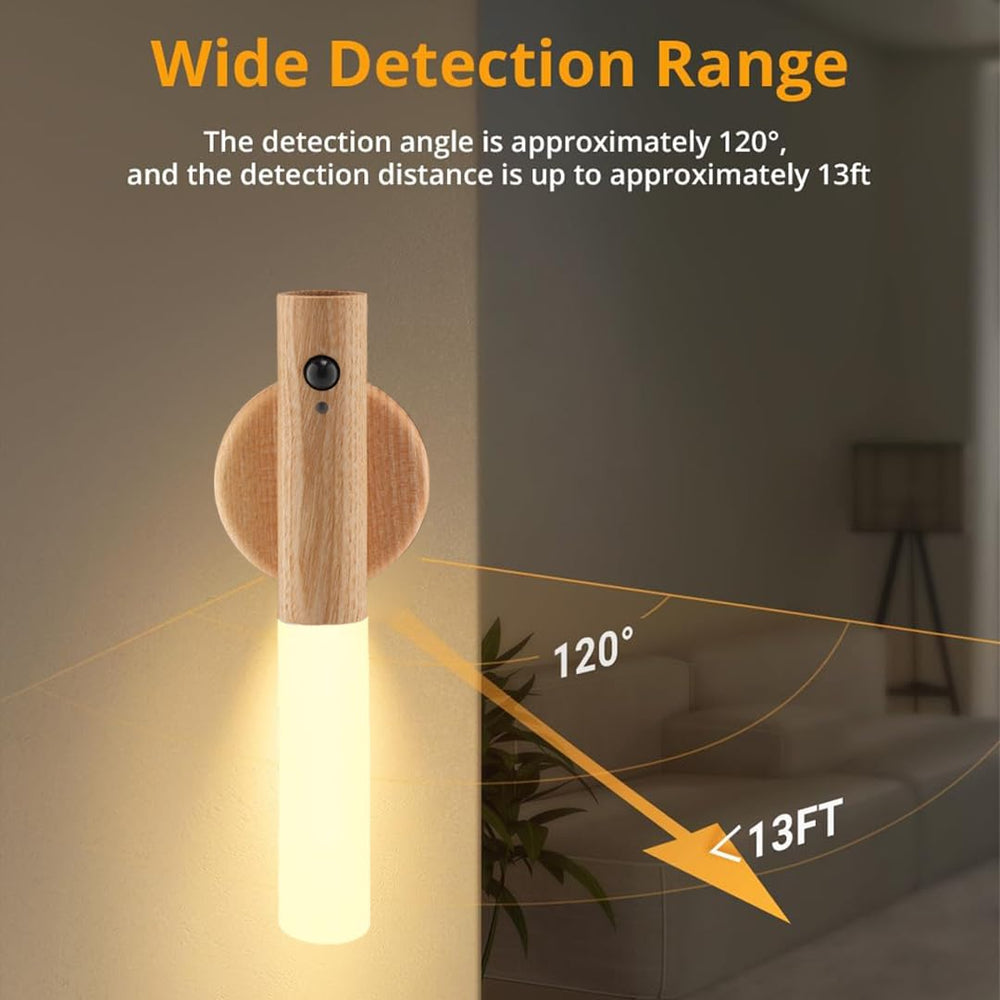 LANDGOO Nursery Night Light magnetic mount enables wall-friendly placement