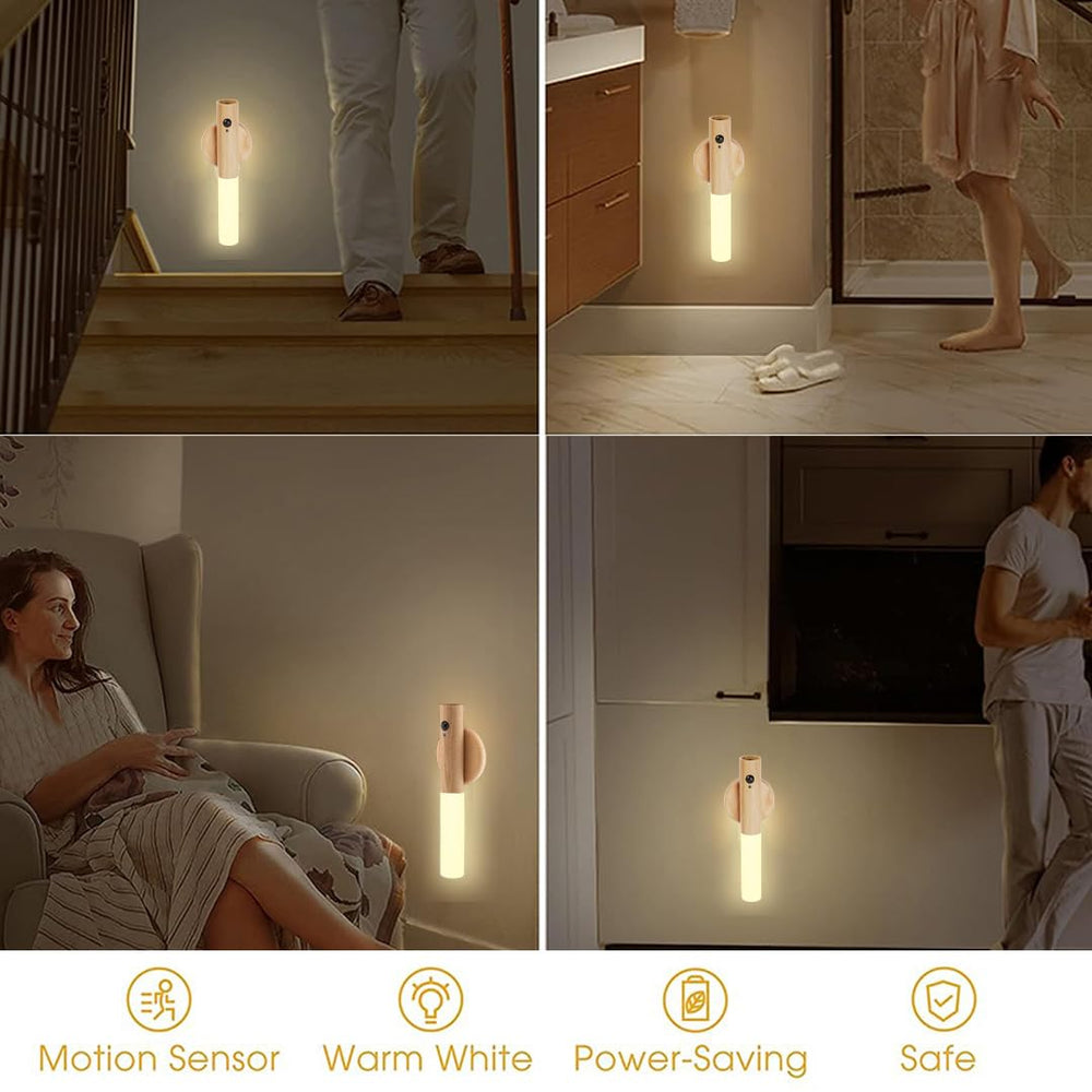 LANDGOO Nursery Night Light rechargeable battery provides all-night convenience