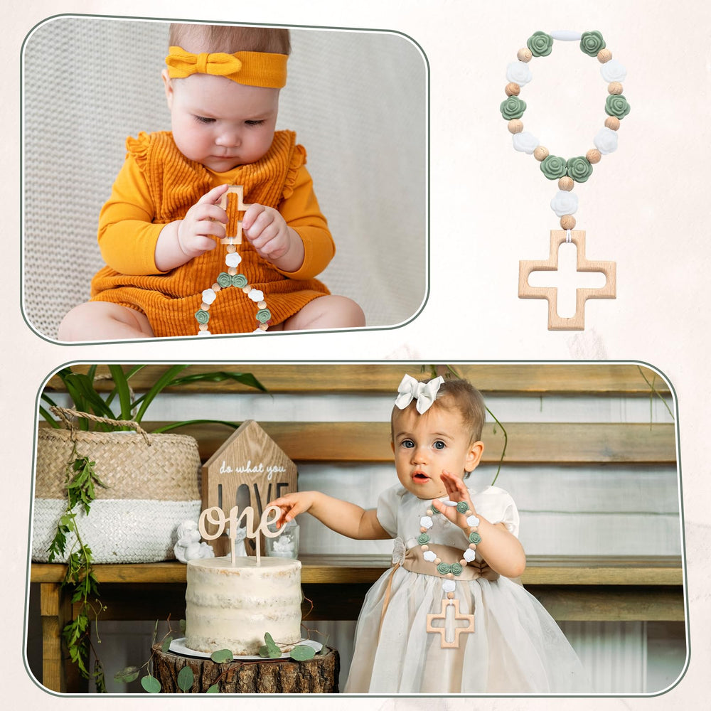 Landical baptism and First Communion gift, versatile decor for tables, nurseries, or desks.