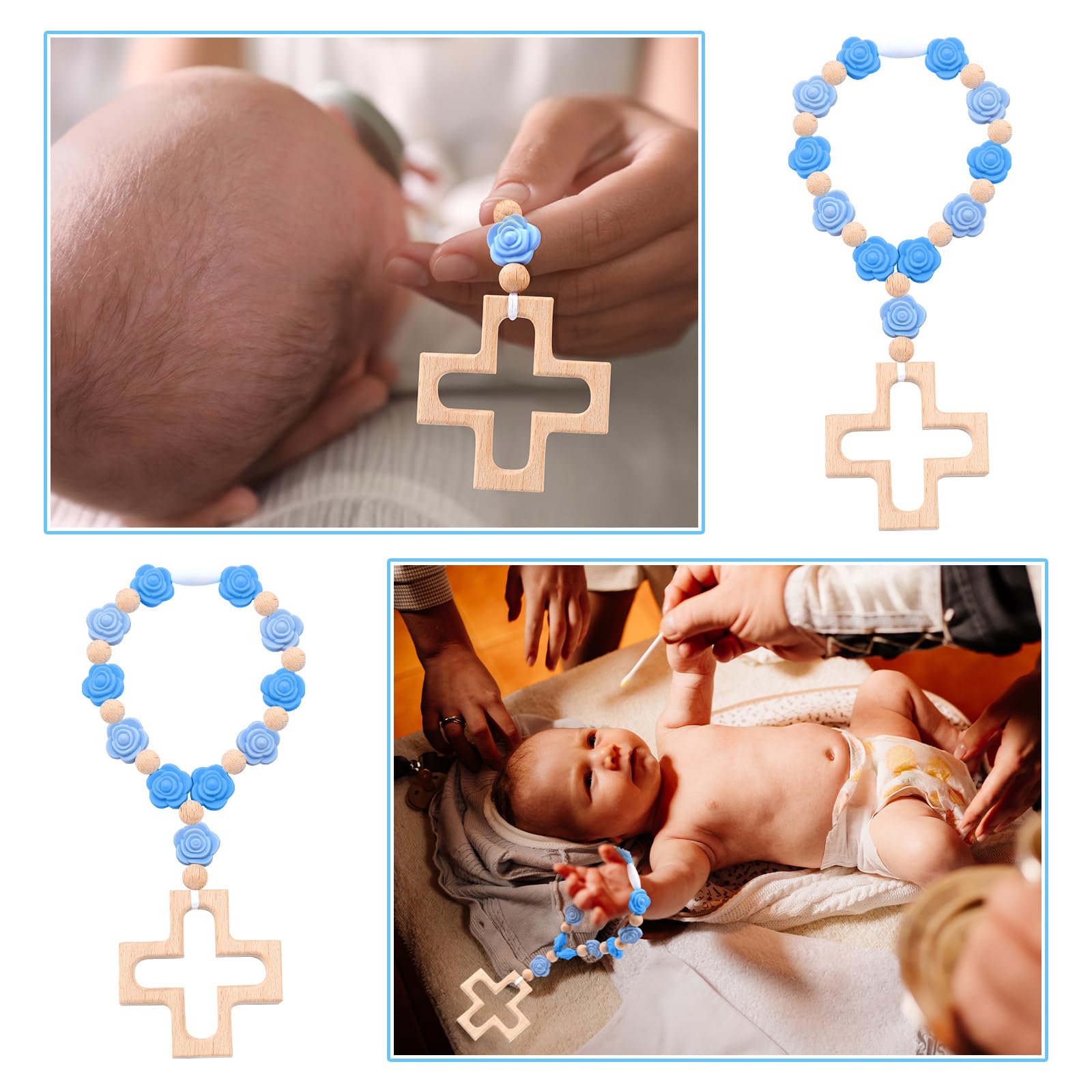 Landical rosary as a baby shower gift with tactile appeal