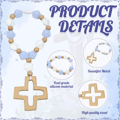 Landical rosary handheld silicone beads highlight soft texture