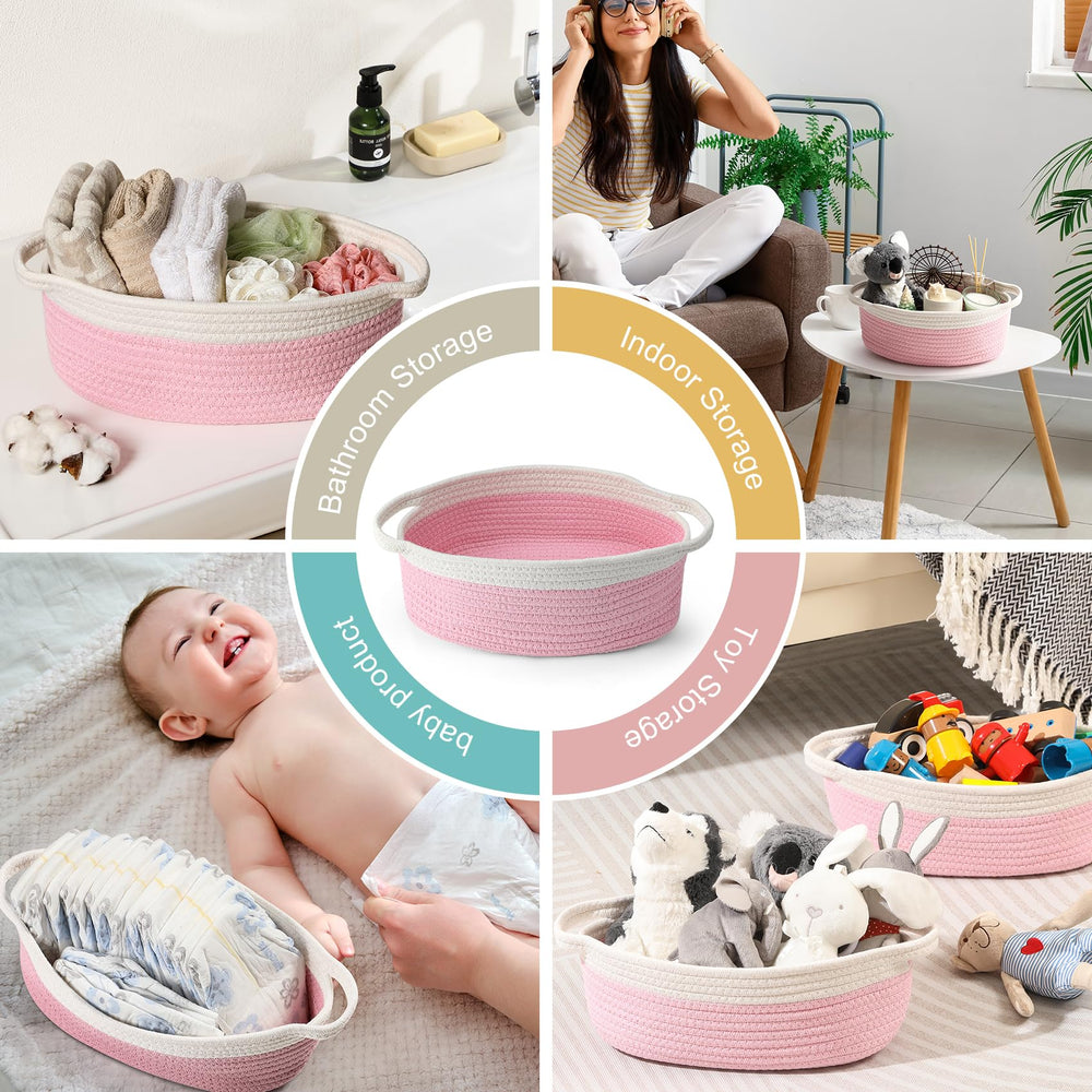 LANDNEOO handcrafted-basket-closeup emphasizes reinforced structure for regular use.