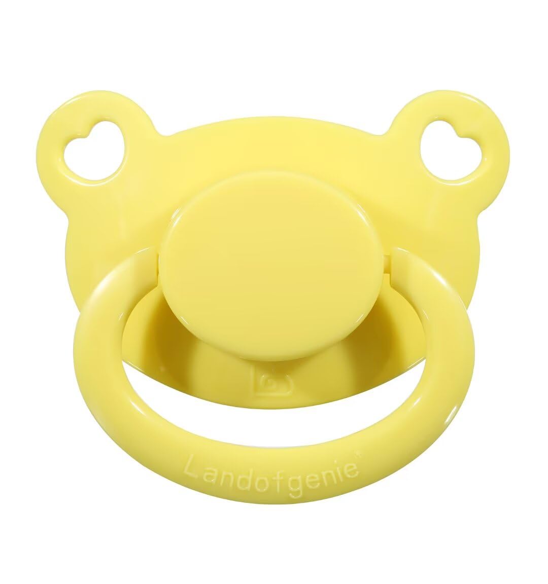 Landofgenie bear-shaped pacifier front view for adult comfort