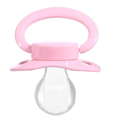 Landofgenie bone-shaped pacifier in pink designed for gentle, comforting nighttime use