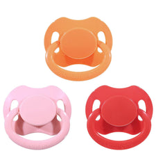 Landofgenie bone-shaped pacifier in red with a comfortable shield for relaxed adult use