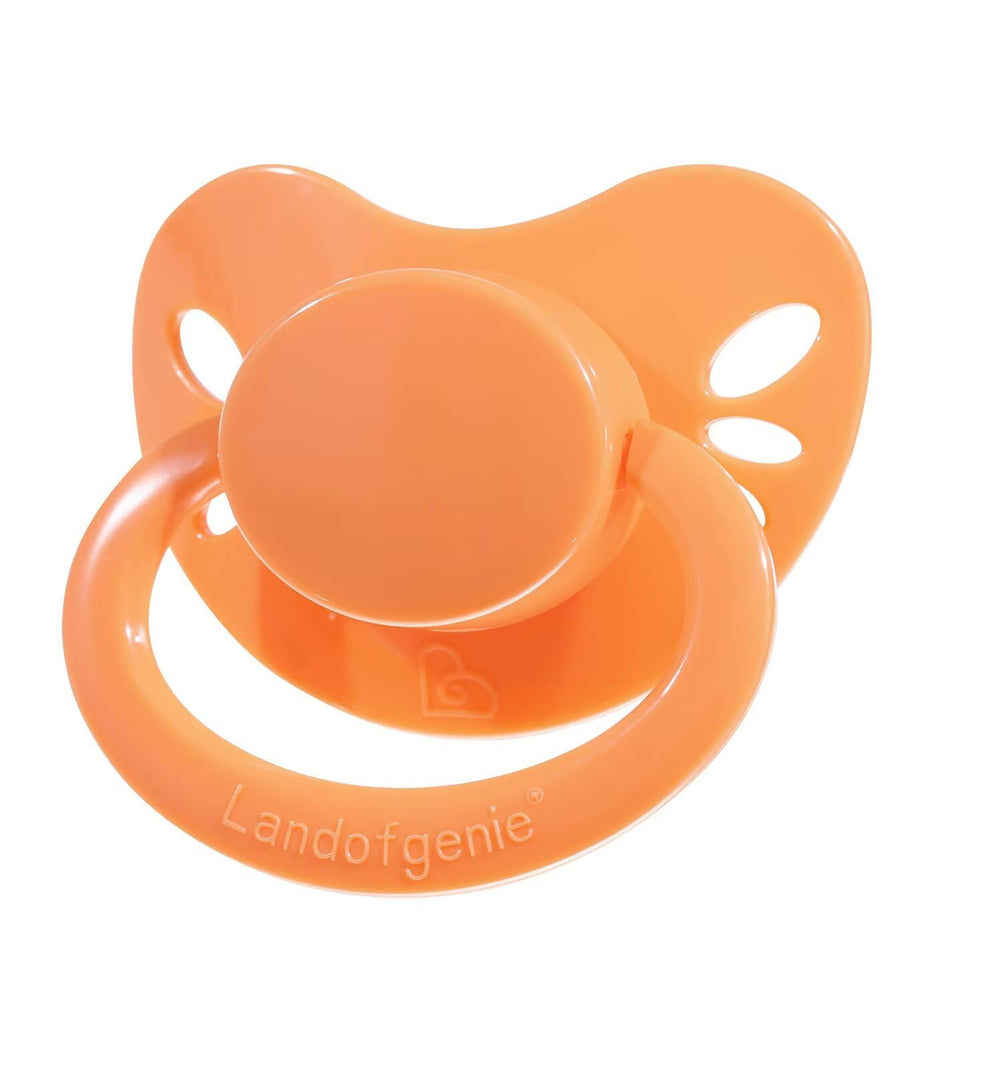 Landofgenie butterfly shield pacifier with logo offers stylish branding and confident wear