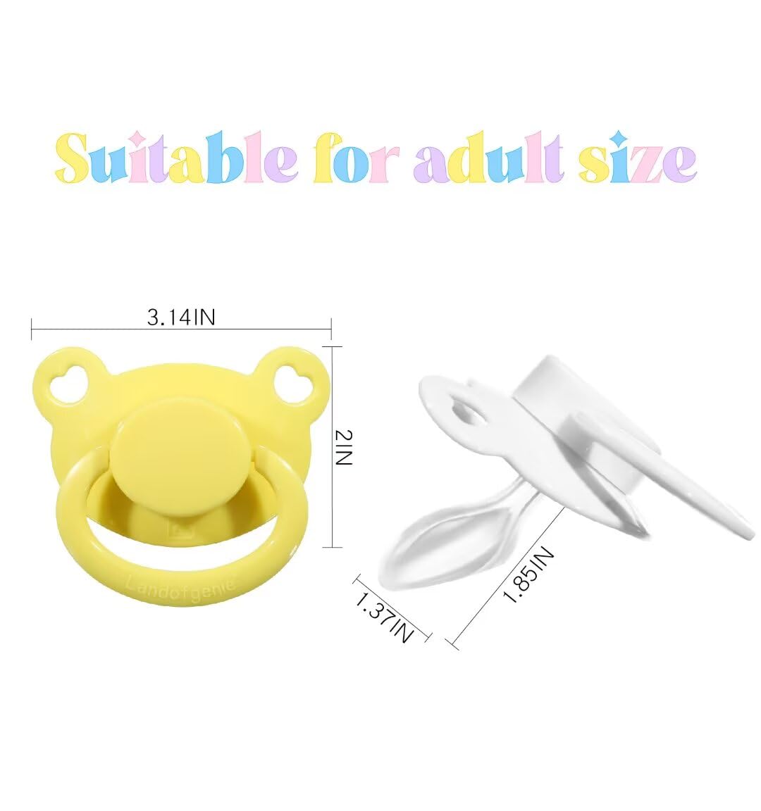 Landofgenie DIY color-matching pacifier demonstrates customization
