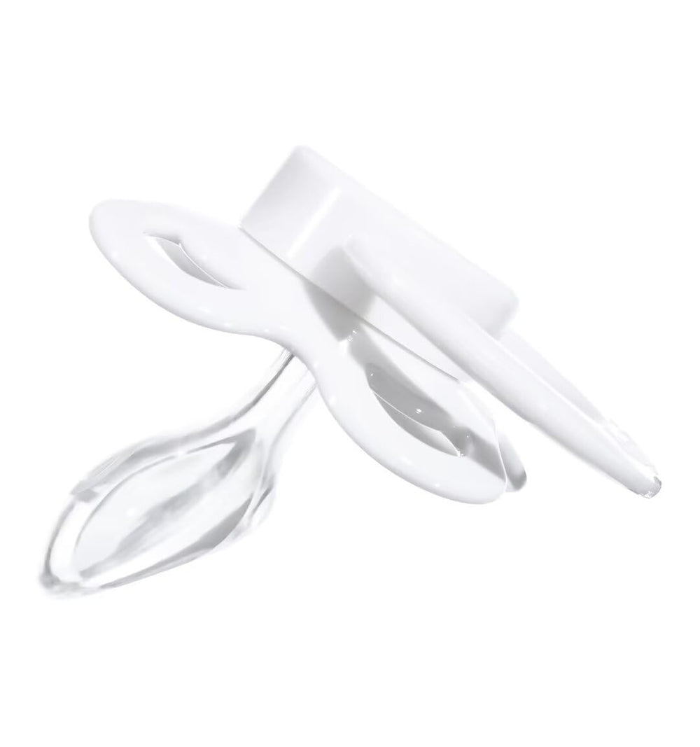 Landofgenie large shield pacifier pull-tabs close-up enables easy handling