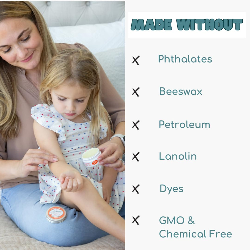 Lane & Co Everything Balm applied on hand demonstrates easy spreading on delicate skin