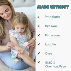 Lane & Co Everything Balm applied on hand demonstrates easy spreading on delicate skin