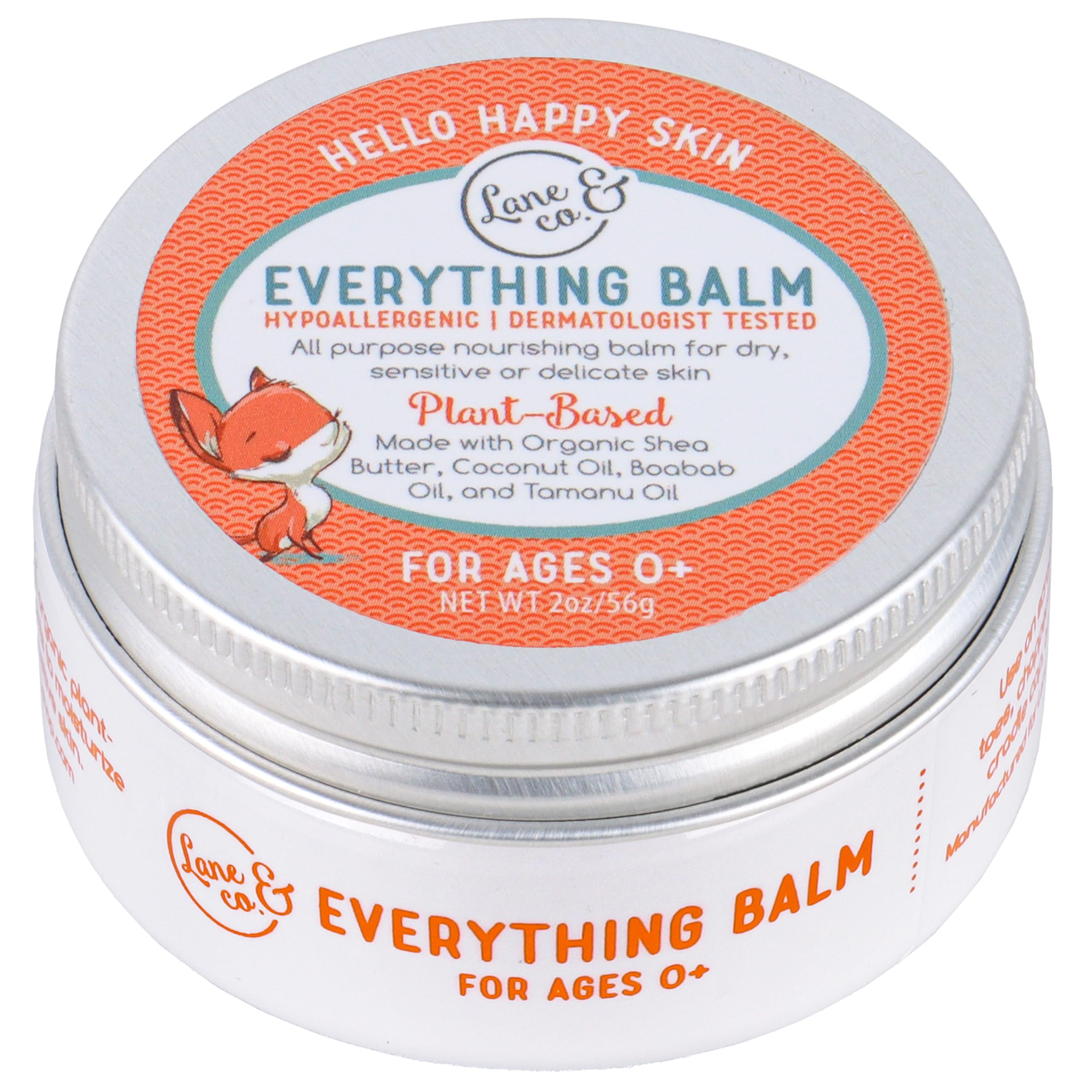 Lane & Co Everything Balm USA-made with organic ingredients for safe, gentle skin care