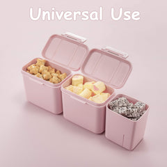 LANEYLI formula dispenser pink inner and outer box illustrate organized storage capacity.
