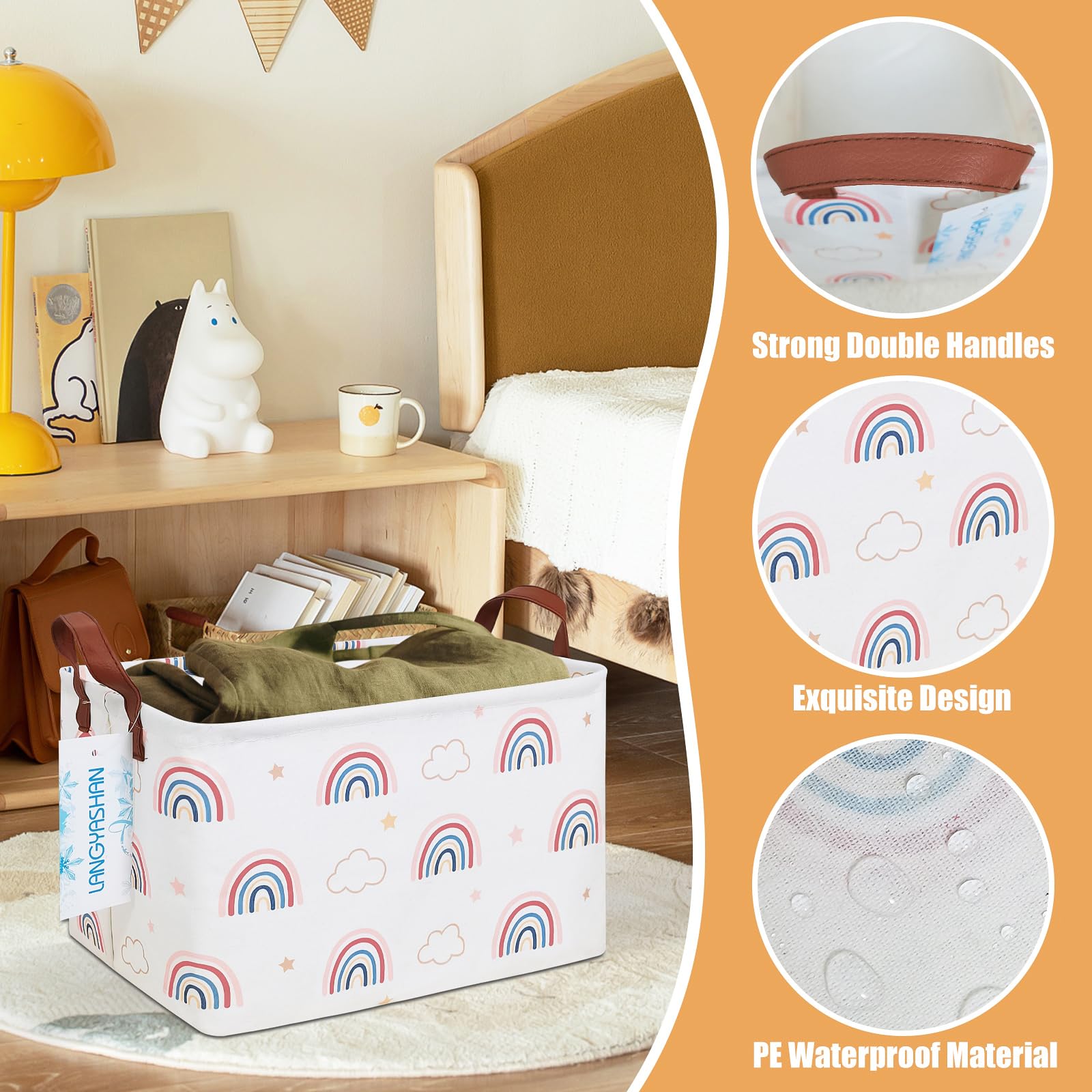 LANGYASHAN canvas fabric close-up reveals durable material and easy maintenance
