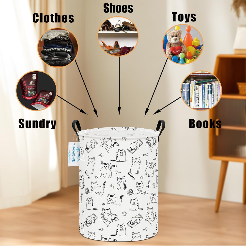 LANGYASHAN home office storage bin keeping supplies organized