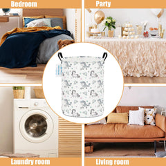 LANGYASHAN laundry basket top wire ring helps it hold shape.