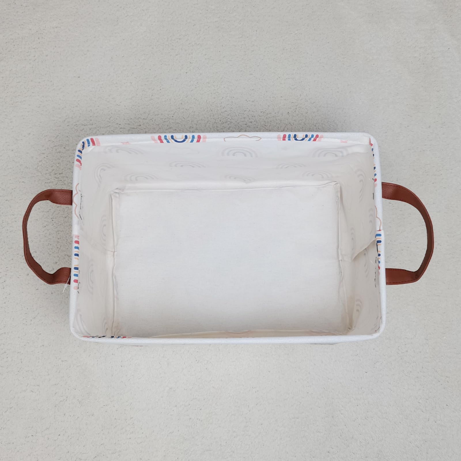 LANGYASHAN nursery organization scene with cloud rainbow bin tidy