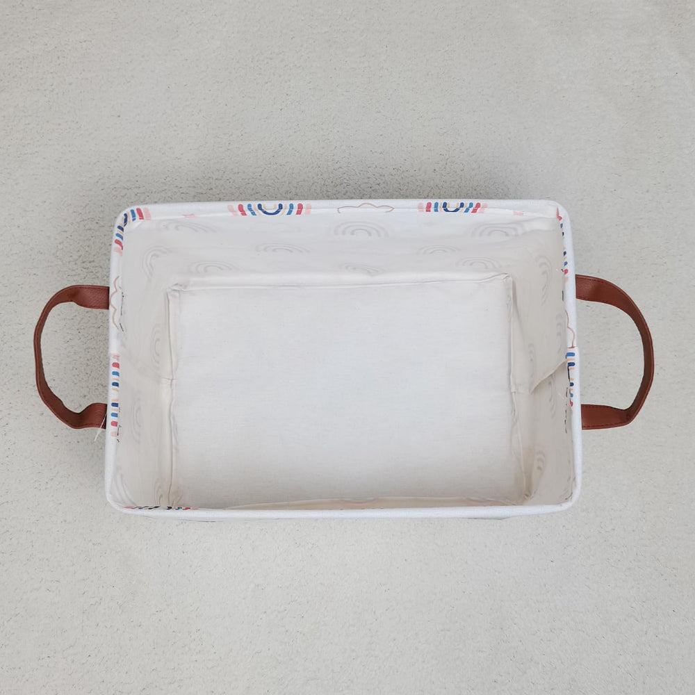 LANGYASHAN nursery organization scene with cloud rainbow bin tidy