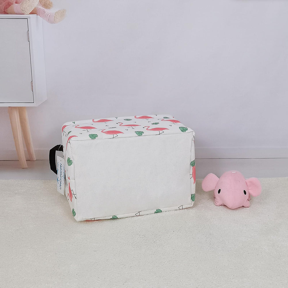 LANGYASHAN large-capacity bin holds blankets, towels, or plush toys