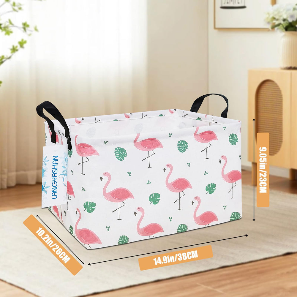 LANGYASHAN storage bin with sturdy handles ready for easy transport