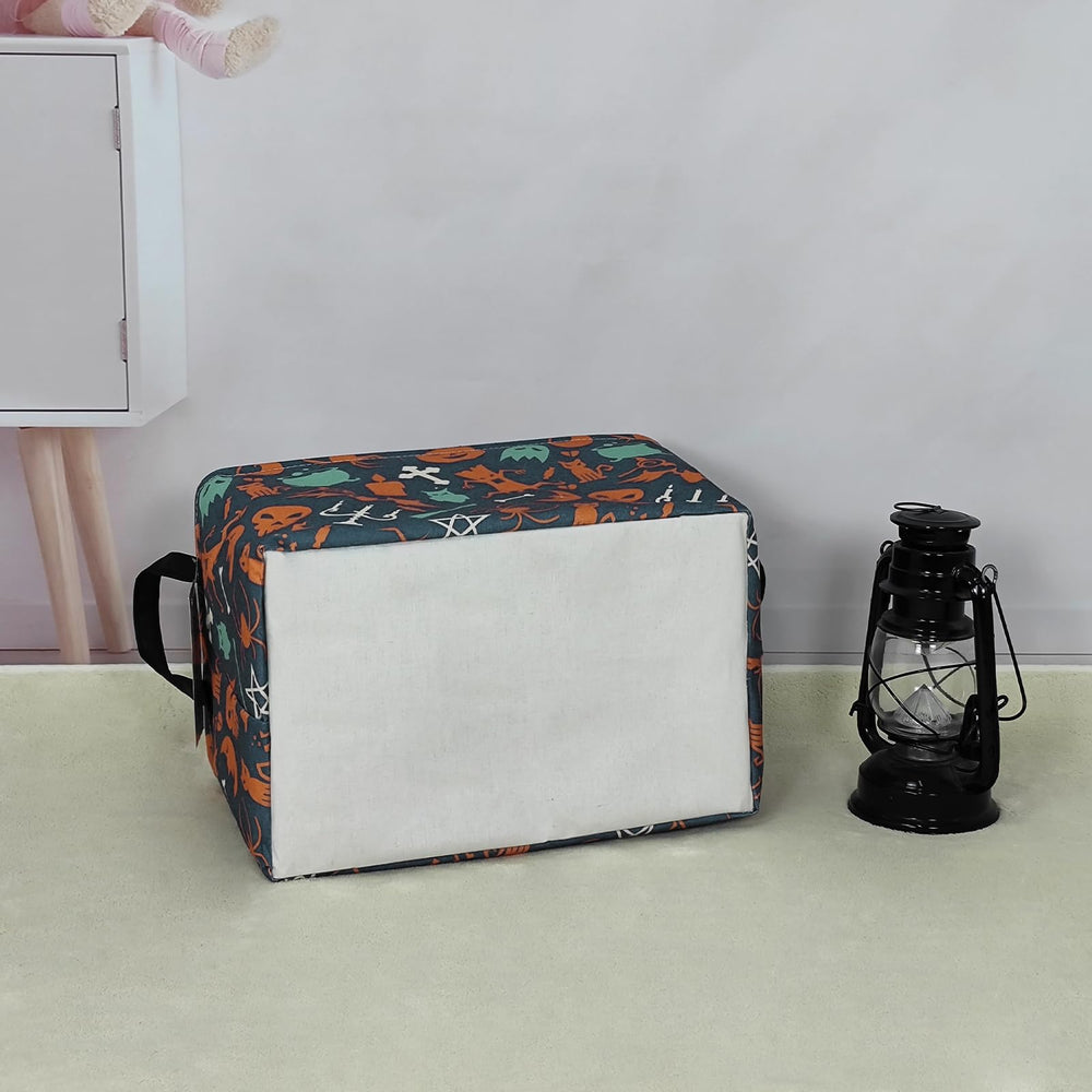 LANGYASHAN Rectangular Halloween Ghost storage bin car trunk, collapsible for transport