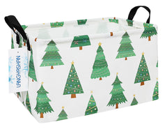 LANGYASHAN rectangular storage bin folded compactly for space saving