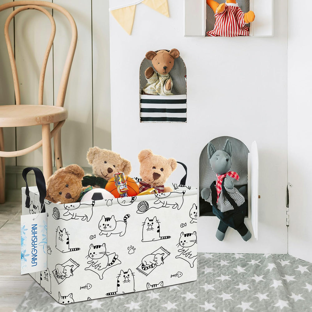 LANGYASHAN folded bin ready for compact living spaces and travel