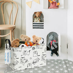 LANGYASHAN folded bin ready for compact living spaces and travel
