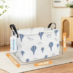 LANGYASHAN rectangular storage bin front view highlights easy-access toy sorting.