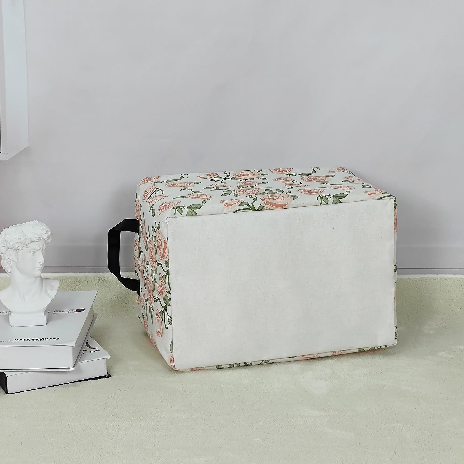 LANGYASHAN bin on shelf in a closet showcases handy organization and decor