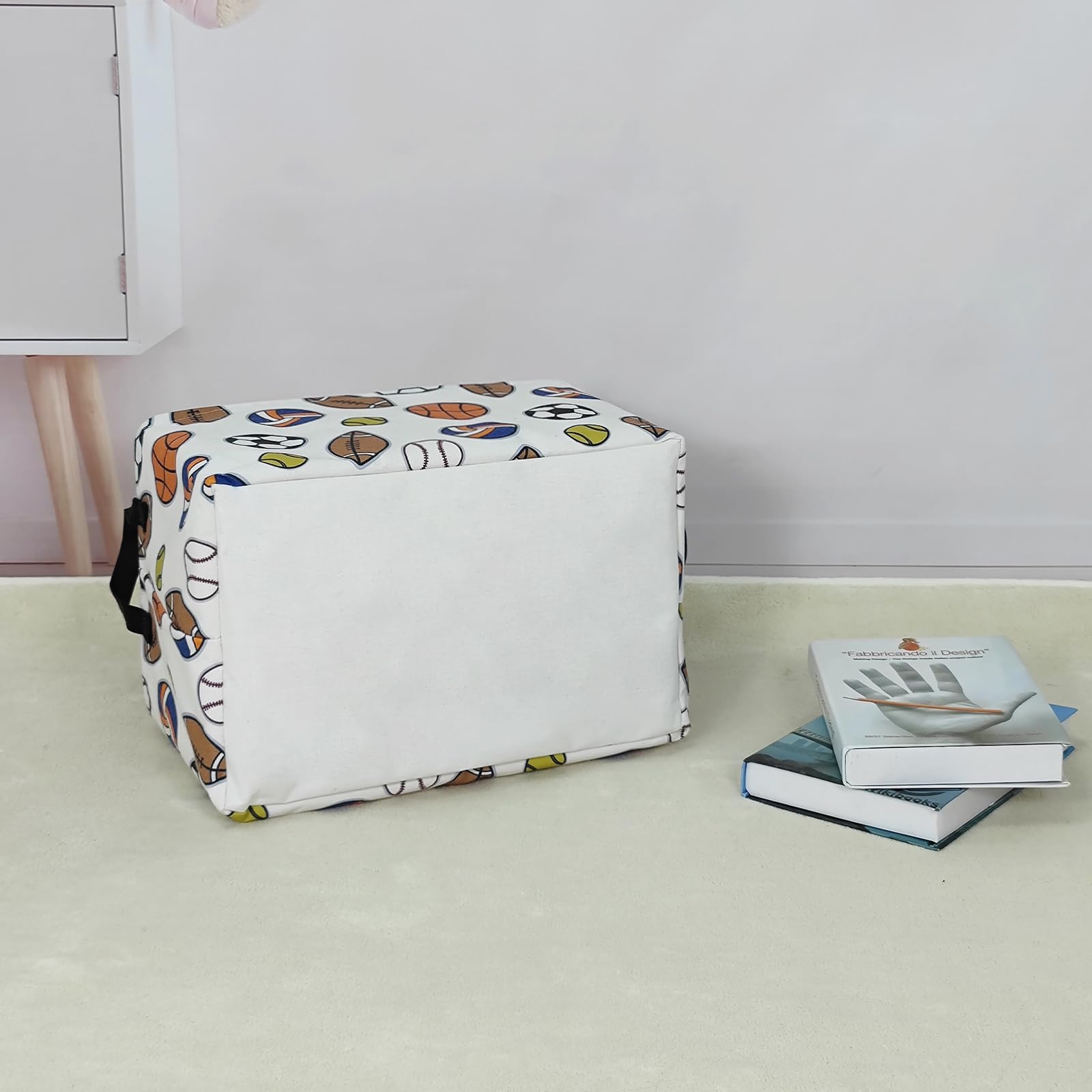 LANGYASHAN rectangular storage bin nursery decor doubles as easy-access storage