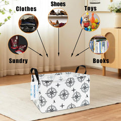 LANGYASHAN rectangular storage bin with waterproof inner coating for moisture resistance