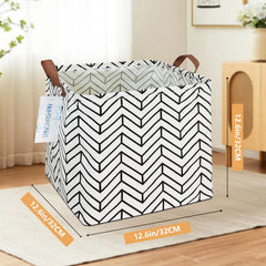 LANGYASHAN square storage basket open-top demonstrates convenient access and quick cleanup.